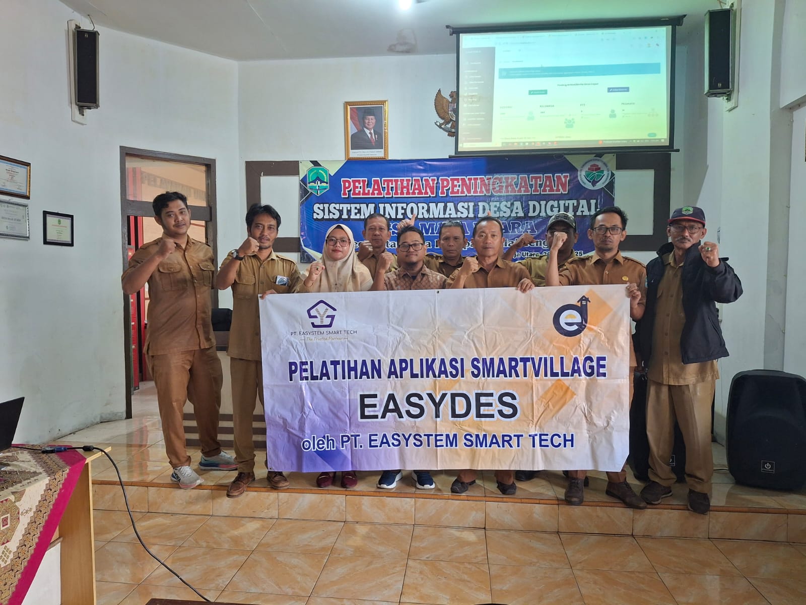 Pelatihan EasyDes Aplikasi Desa di Desa Maja Utara, Kecamatan Maja, Kabupaten Majalengka Tanggal 26 Mei 2025